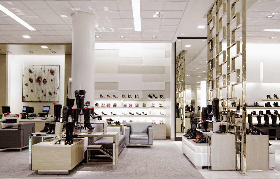 the shoes department