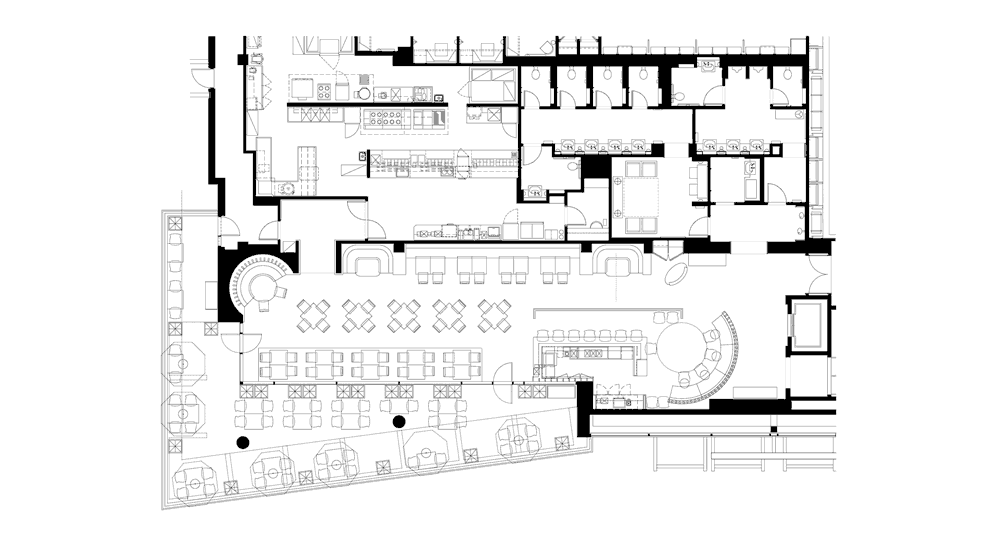 Neiman Marcus, Mariposa Restaurant Floor Plan, San Antonio, Texas