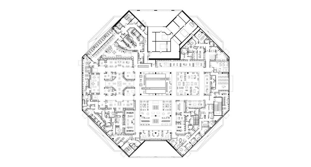 Neiman Marcus, Fashion Island, Level-Three Floor Plan, Newport Beach, California