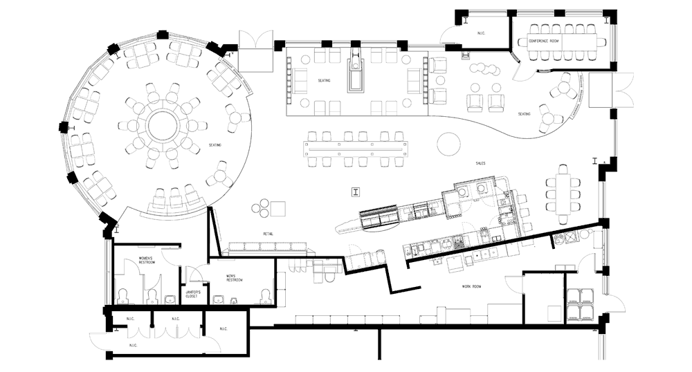 Starbucks, Streets of Woodfield, Floor Plan, Schaumburg, Illinois